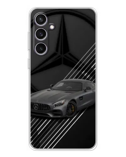 Чехол для Samsung Galaxy S24 FE с картинкой «Mercedes AMG — графика»