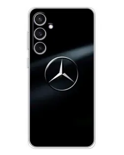 Чохол для Samsung Galaxy S24 FE з картинкою «Mercedes на металі»