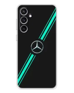 Чохол для Samsung Galaxy S24 FE з картинкою «Спортивні лінії Mercedes»