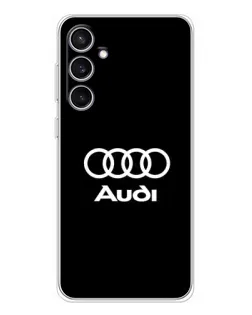 Чехол для Samsung Galaxy S24 FE с картинкой «Классическое лого Audi»