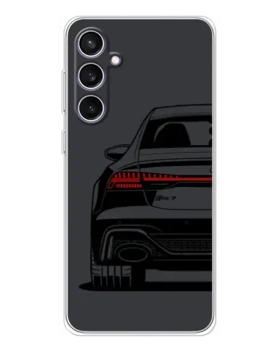 Чехол для Samsung Galaxy S24 FE с картинкой «Задняя часть Audi — арт»