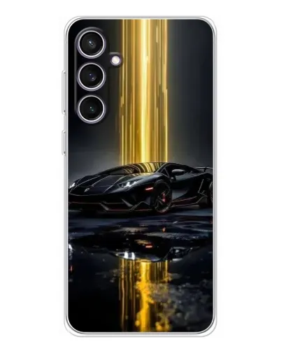 Чехол для Samsung Galaxy S24 FE с картинкой «Ночной Lamborghini драйв» Чехол для Samsung Galaxy S24 FE с картинкой «Ночной Lamborghini драйв»