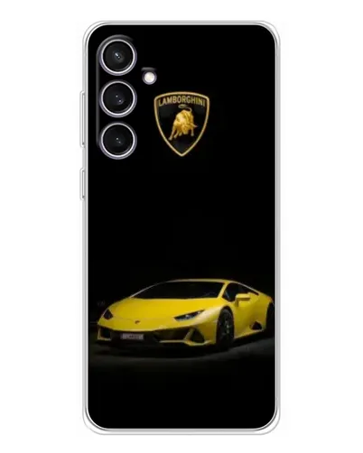 Чехол для Samsung Galaxy S24 FE с картинкой «Lamborghini желтый акцент» Чехол для Samsung Galaxy S24 FE с картинкой «Lamborghini желтый акцент»