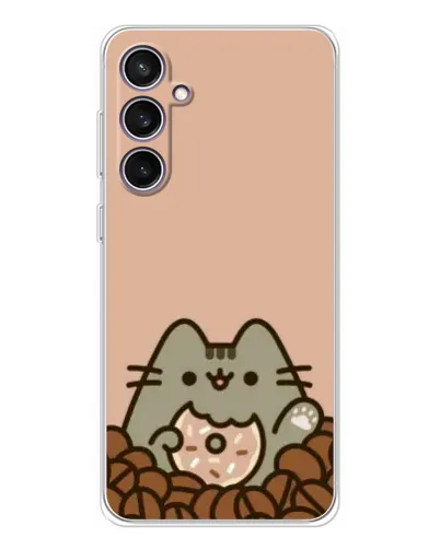 Чехол для Samsung Galaxy S24 FE с картинкой «Кофейный Пушин» Чехол для Samsung Galaxy S24 FE с картинкой «Кофейный Пушин»