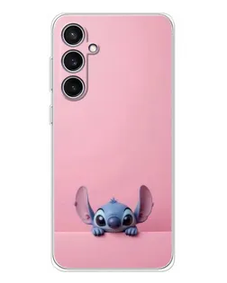 Чехол для Samsung Galaxy S24 FE с картинкой «Stitch выглядывает»