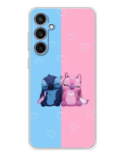 Чохол для Samsung Galaxy S24 FE з картинкою «Stitch та Angel Love» Чохол для Samsung Galaxy S24 FE з картинкою «Stitch та Angel Love»