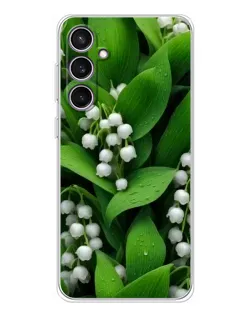 Чехол для Samsung Galaxy S24 FE с картинкой «Ландыши в зелени»