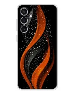 Чехол для Samsung Galaxy S24 FE с картинкой «Огненная звездная волна»