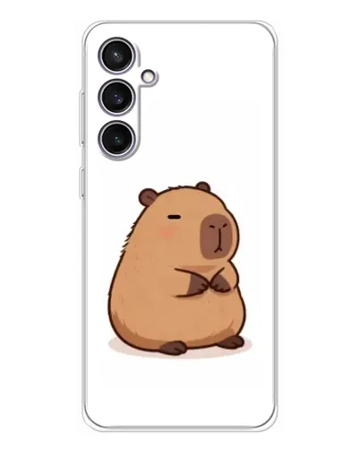 Чехол для Samsung Galaxy S24 FE с картинкой «Толстенькая капибара» Чехол для Samsung Galaxy S24 FE с картинкой «Толстенькая капибара»