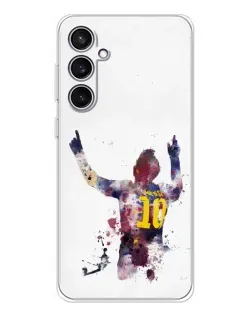 Чехол для Samsung Galaxy S24 FE с картинкой «Акварельный Месси Барселона» Чехол для Samsung Galaxy S24 FE с картинкой «Акварельный Месси Барселона»
