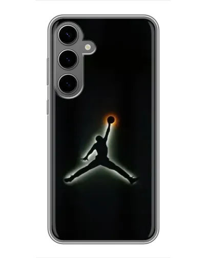 Чехол для Samsung Galaxy S24 Plus с картинкой «Jordan Gradient Logo»