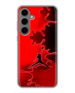 Чехол для Samsung Galaxy S24 Plus с картинкой «Jordan Red Smoke» Чехол для Samsung Galaxy S24 Plus с картинкой «Jordan Red Smoke»