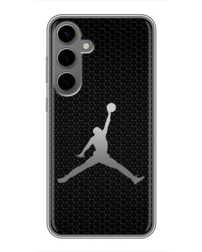 Чехол для Samsung Galaxy S24 Plus с картинкой «Jordan Dark Carbon»