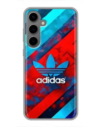Чехол для Samsung Galaxy S24 Plus с картинкой «Абстракция Adidas»