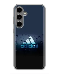 Чехол для Samsung Galaxy S24 Plus с картинкой «Adidas Water Drops»