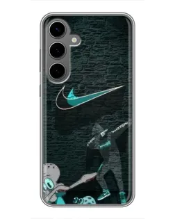 Чехол для Samsung Galaxy S24 Plus с картинкой «Спортивный арт Nike» Чехол для Samsung Galaxy S24 Plus с картинкой «Спортивный арт Nike»
