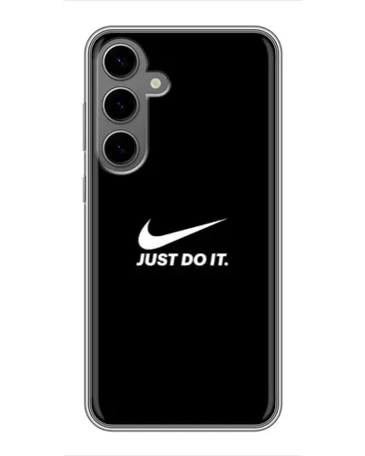 Чехол для Samsung Galaxy S24 Plus с картинкой «Минимализм от Nike» Чехол для Samsung Galaxy S24 Plus с картинкой «Минимализм от Nike»
