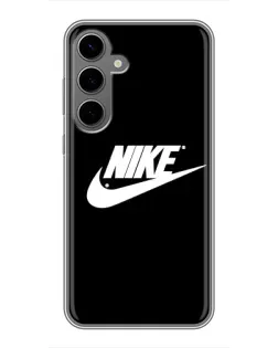Чохол для Samsung Galaxy S24 Plus з картинкою «Мазки фарби Nike»