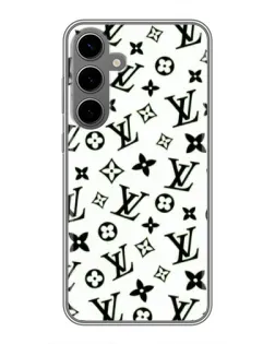 Чехол для Samsung Galaxy S24 Plus с картинкой «Монохромный хаос LV»
