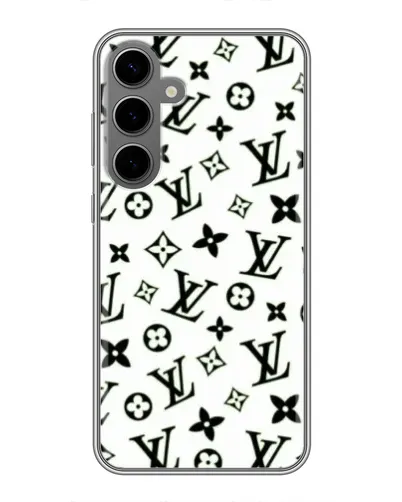 Чехол для Samsung Galaxy S24 Plus с картинкой «Монохромный хаос LV»