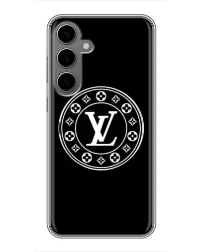 Чехол для Samsung Galaxy S24 Plus с картинкой «LV — печать стиля»