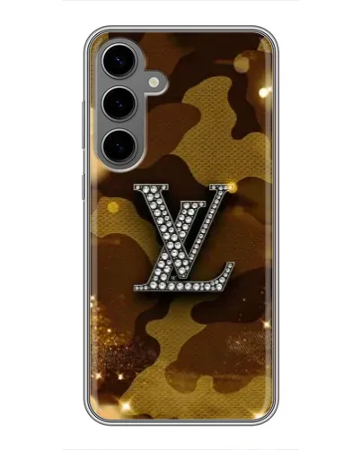Чехол для Samsung Galaxy S24 Plus с картинкой «Камуфляжный Louis Vuitton»