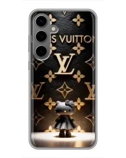 Чехол для Samsung Galaxy S24 Plus с картинкой «Монограмма с фигурой»
