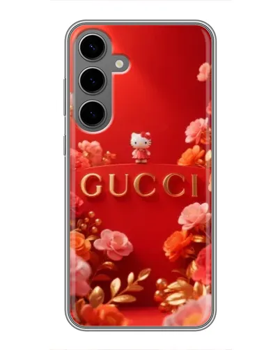 Чехол для Samsung Galaxy S24 Plus с картинкой «Gucci — золотой сад»