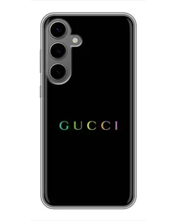 Чохол для Samsung Galaxy S24 Plus з картинкою «Gucci — неоновий мінімалізм»