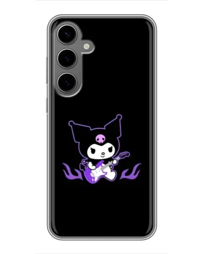 Чехол для Samsung Galaxy S24 Plus с картинкой «Электрическая Kuromi»