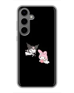 Чехол для Samsung Galaxy S24 Plus с картинкой «My Melody и Kuromi»