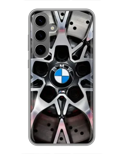 Чехол для Samsung Galaxy S24 Plus с картинкой «BMW — деталь диска»