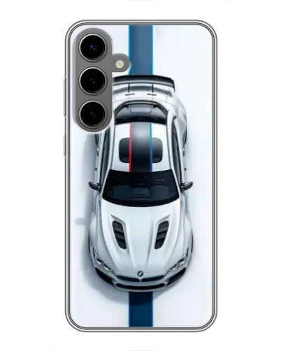 Чехол для Samsung Galaxy S24 Plus с картинкой «Вид сверху — BMW M»