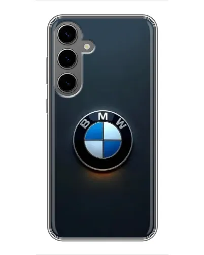 Чехол для Samsung Galaxy S24 Plus с картинкой «Логотип BMW — минимализм»