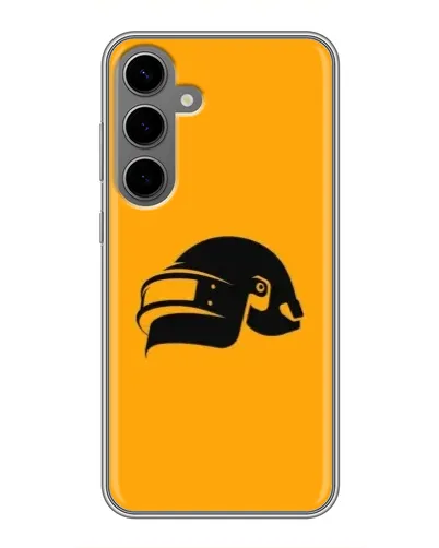 Чехол для Samsung Galaxy S24 Plus с картинкой «PUBG — золотой шлем» Чехол для Samsung Galaxy S24 Plus с картинкой «PUBG — золотой шлем»