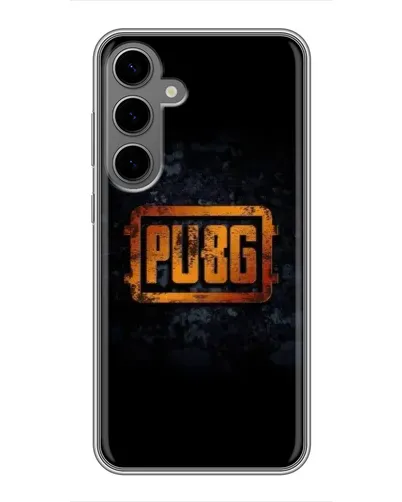 Чехол для Samsung Galaxy S24 Plus с картинкой «PUBG — золотой логотип» Чехол для Samsung Galaxy S24 Plus с картинкой «PUBG — золотой логотип»