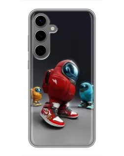 Чехол для Samsung Galaxy S24 Plus с картинкой «Among Us — 3D стиль»