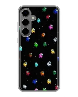 Чехол для Samsung Galaxy S24 Plus с картинкой «Экипаж Among Us»