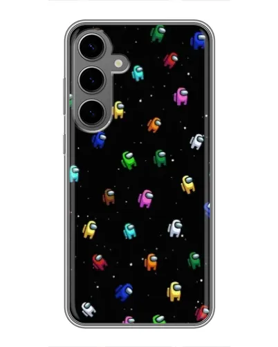 Чехол для Samsung Galaxy S24 Plus с картинкой «Экипаж Among Us»