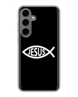 Чехол для Samsung Galaxy S24 Plus с картинкой «Классический Jesus»