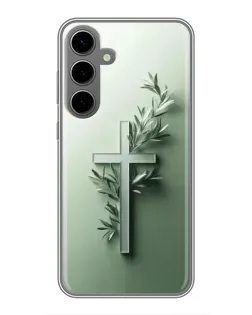 Чохол для Samsung Galaxy S24 Plus з картинкою «Оливкова гілка»