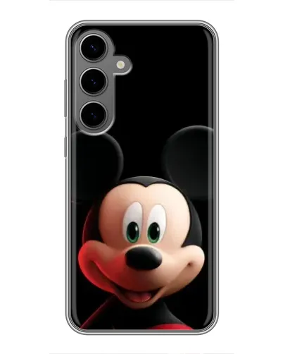 Чехол для Samsung Galaxy S24 Plus с картинкой «Улыбающийся Микки Маус» Чехол для Samsung Galaxy S24 Plus с картинкой «Улыбающийся Микки Маус»