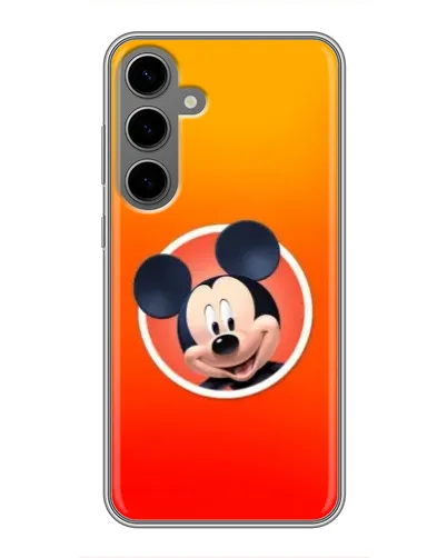 Чехол для Samsung Galaxy S24 Plus с картинкой «Mickey в круге» Чехол для Samsung Galaxy S24 Plus с картинкой «Mickey в круге»