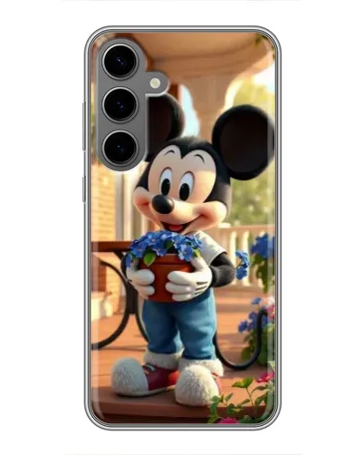 Чехол для Samsung Galaxy S24 Plus с картинкой «Микки садовод» Чехол для Samsung Galaxy S24 Plus с картинкой «Микки садовод»