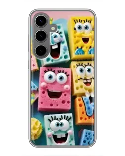 Чехол для Samsung Galaxy S24 Plus с картинкой «Цветные губки»