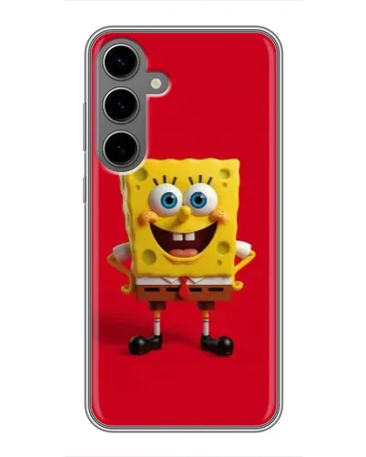 Чехол для Samsung Galaxy S24 Plus с картинкой «Спанч Боб на красном» Чехол для Samsung Galaxy S24 Plus с картинкой «Спанч Боб на красном»
