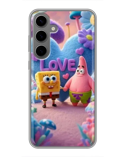 Чехол для Samsung Galaxy S24 Plus с картинкой «Губка Боб Патрик» Чехол для Samsung Galaxy S24 Plus с картинкой «Губка Боб Патрик»