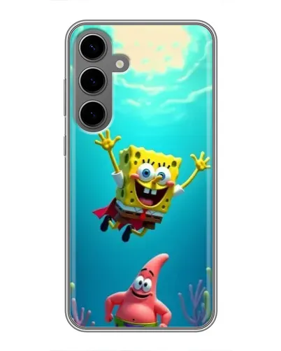 Чехол для Samsung Galaxy S24 Plus с картинкой «Спанч Боб под водой» Чехол для Samsung Galaxy S24 Plus с картинкой «Спанч Боб под водой»