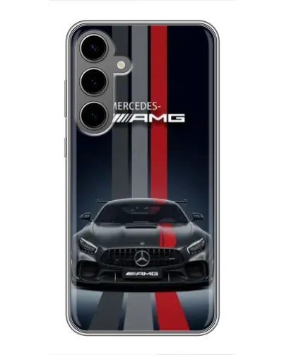 Чехол для Samsung Galaxy S24 Plus с картинкой «Mercedes — белый карбон» Чехол для Samsung Galaxy S24 Plus с картинкой «Mercedes — белый карбон»