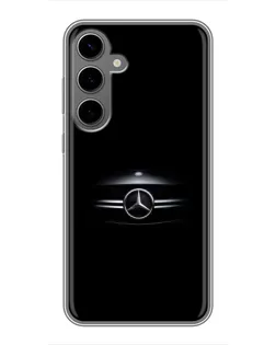 Чехол для Samsung Galaxy S24 Plus с картинкой «Mercedes — абстрактные линии»